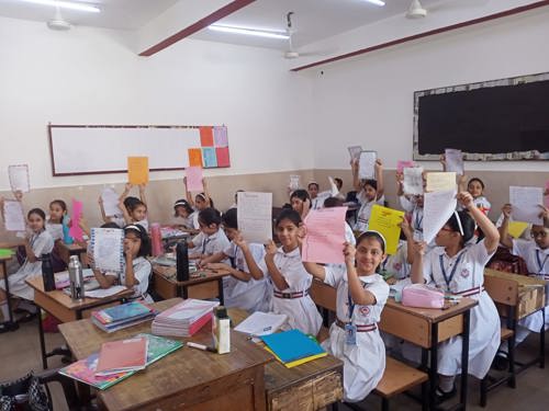 writing and poem recitation