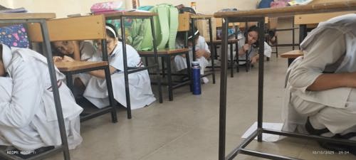 Earthquake drill
