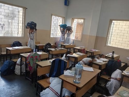 Earthquake drill